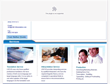 Tablet Screenshot of lincustranslation.com